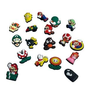 Mario Brothers Shoe Charms